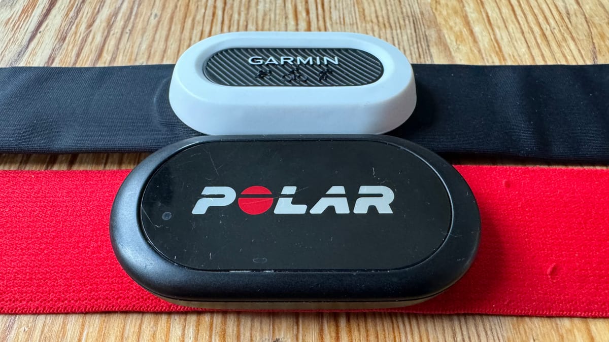 On Garmin and Polar chest straps